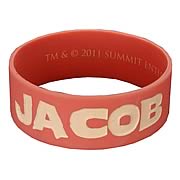 Twilight Breaking Dawn Team Jacob Solid Rubber Bracelet